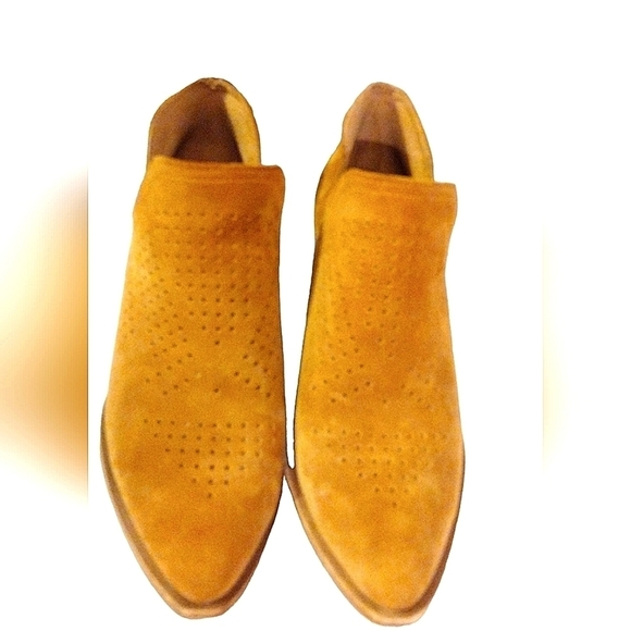 gianni BINI TAN CUT OUT Ankle Boots SZ 7M - Picture 4 of 7